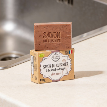 Cookwill soap with coffee...
