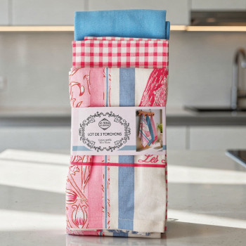 Set of 3 Simone tea towels